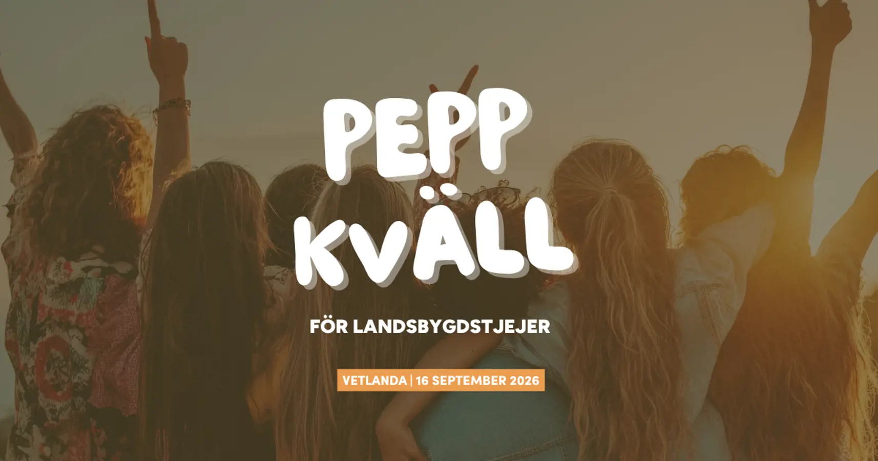 Peppkväll för landsbygdstjejer